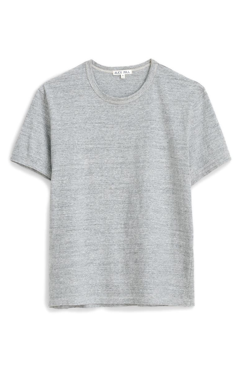Alex Mill Standard Heathered T-Shirt, Alternate, color, Heather Grey