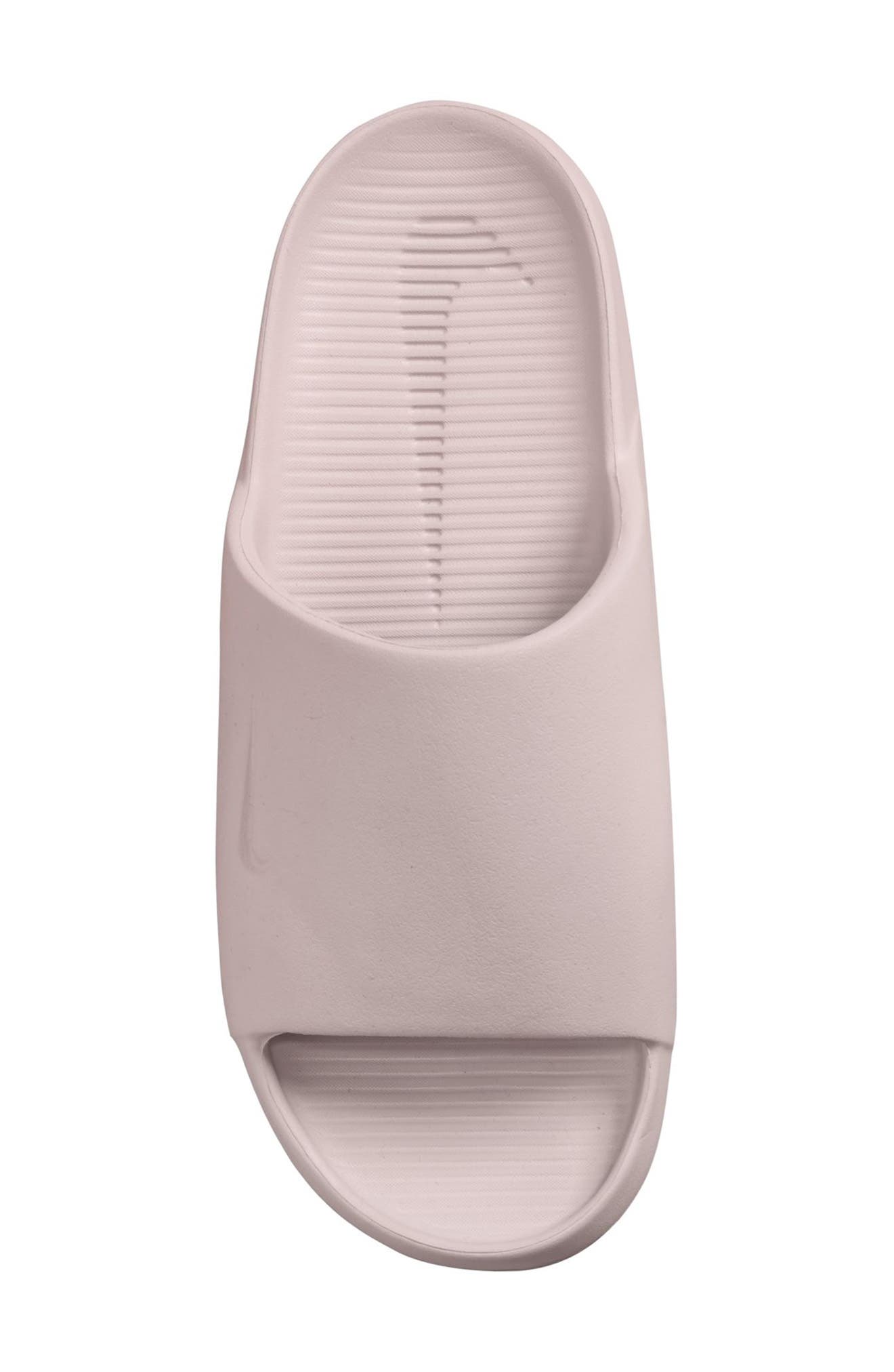 Nike Calm Slide Sandal, Alternate, color, Barely Rose/ Barely Rose