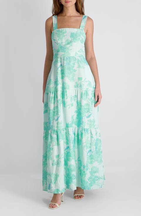 Sophie Fleur Tiered Maxi Dress