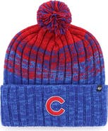 '47 Men's '47  Royal Chicago Cubs Cascade Cuffed Knit Hat with Pom