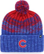 '47 Men's '47 Royal Chicago Cubs Cascade Cuffed Knit Hat with Pom