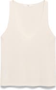 MANGO Cotton V-Neck Pajama Tank