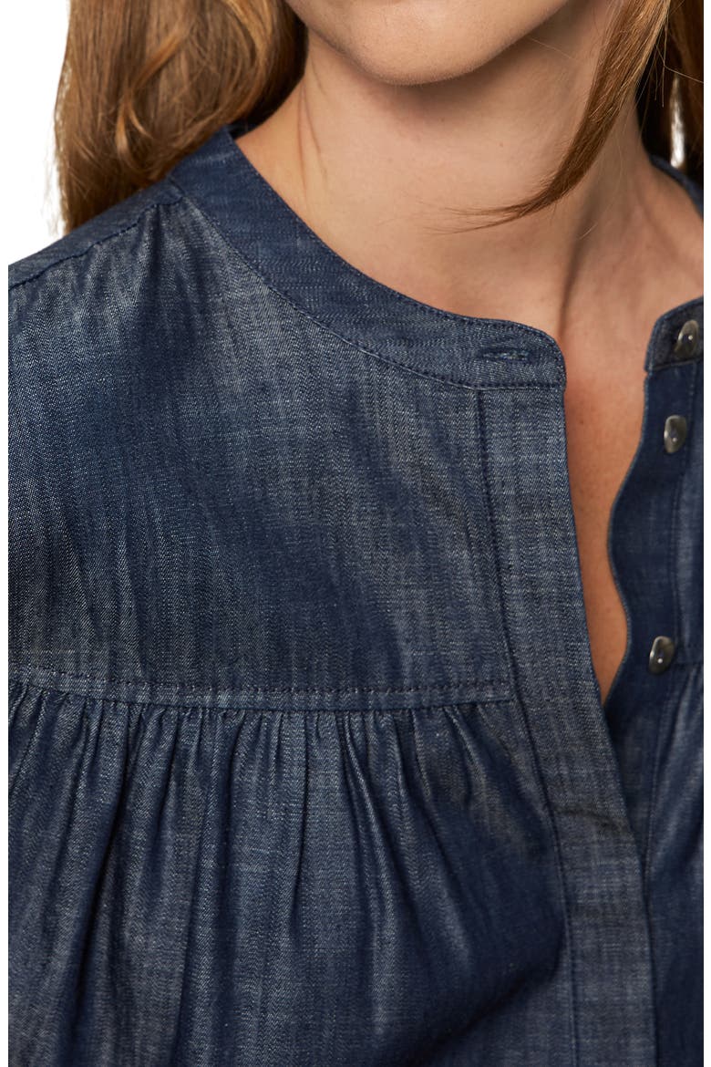Personal Best Denim Top, Alternate, color, MOONSHADOW BLUE