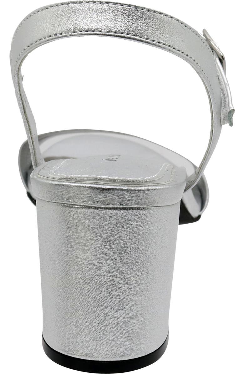 David Tate Ageless Ankle Strap Sandal, Alternate, color, Silver Matte