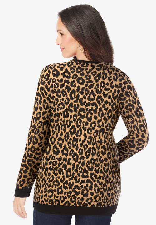 Jessica London Fine Gauge Cardigan In Black