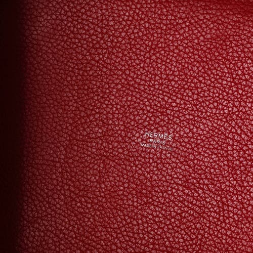 Pre-owned Hermes Hermes Picotin Lock Bag Clemence Mm In Red