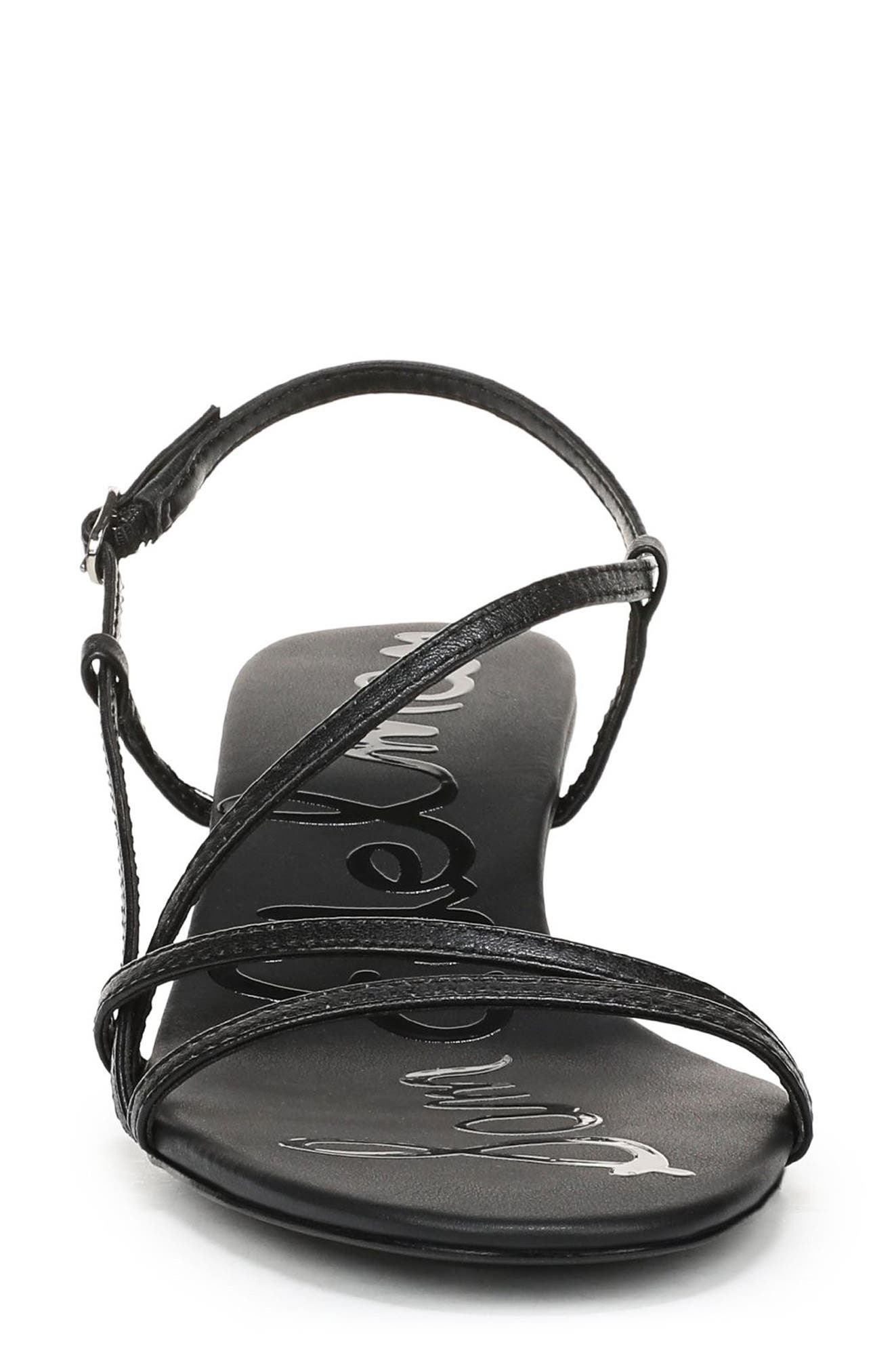 Sam Edelman Cora Slingback Kitten Heel Sandal, Alternate, color, Black