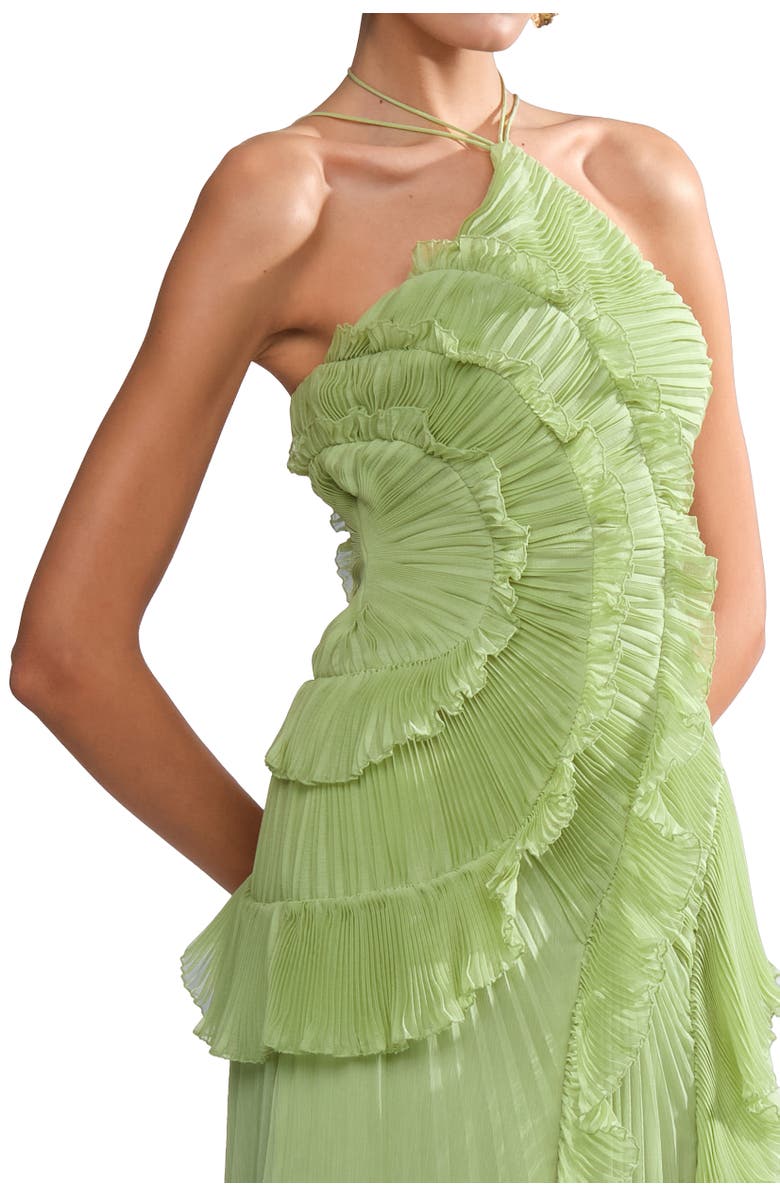 AMUR Lorelie halter gown, Alternate, color, 