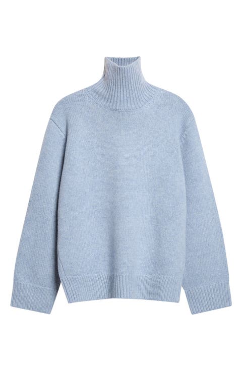 Oversize Lambswool Turtleneck Sweater