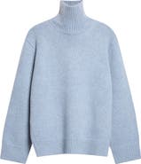TOTEME Oversize Lambswool Turtleneck Sweater