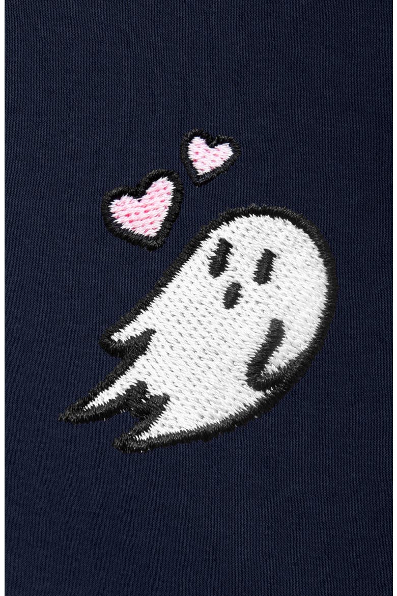 Heartly Ghost Midweight All Day Hoodie, Alternate, color, Navy Blue
