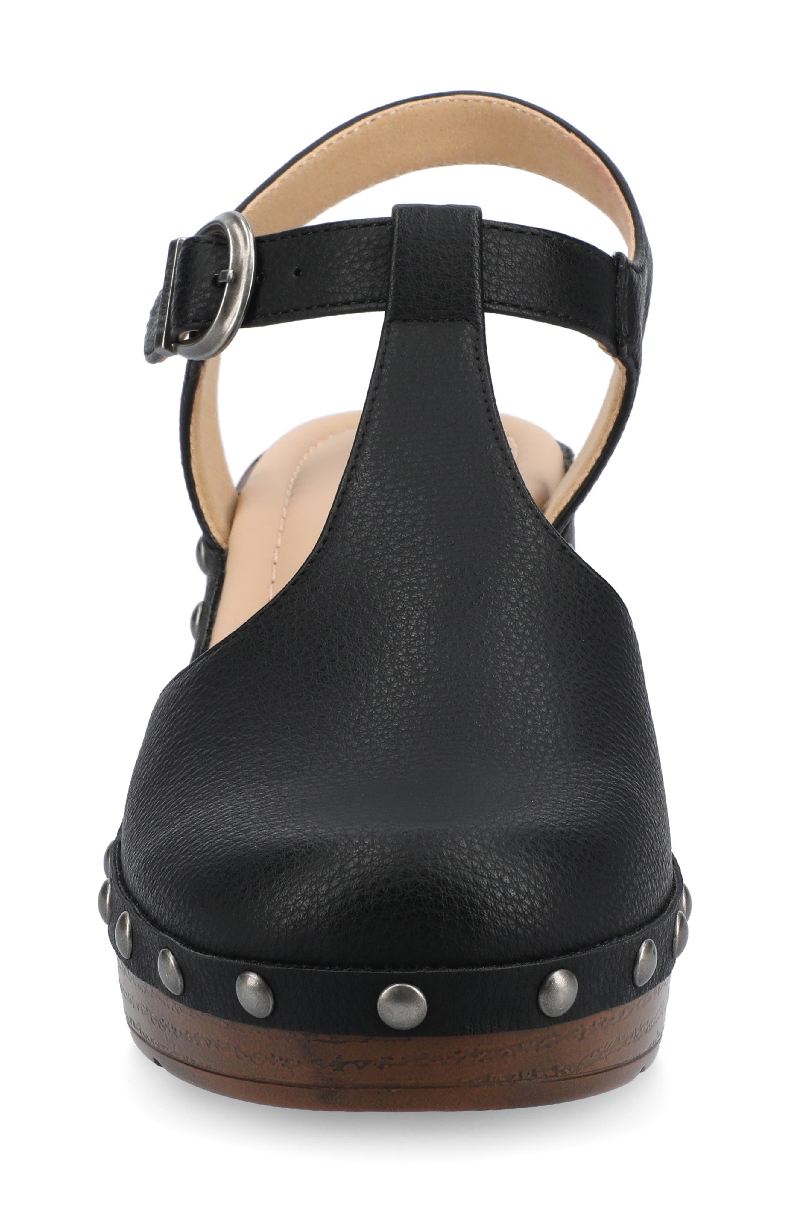 Sicily T-Strap Platform Sandal, Alternate, color, BLACK