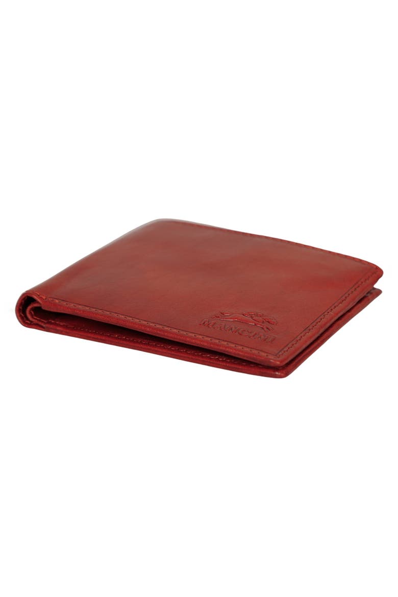 RFID Secure Leather Bifold Wallet, Alternate, color, COGNAC