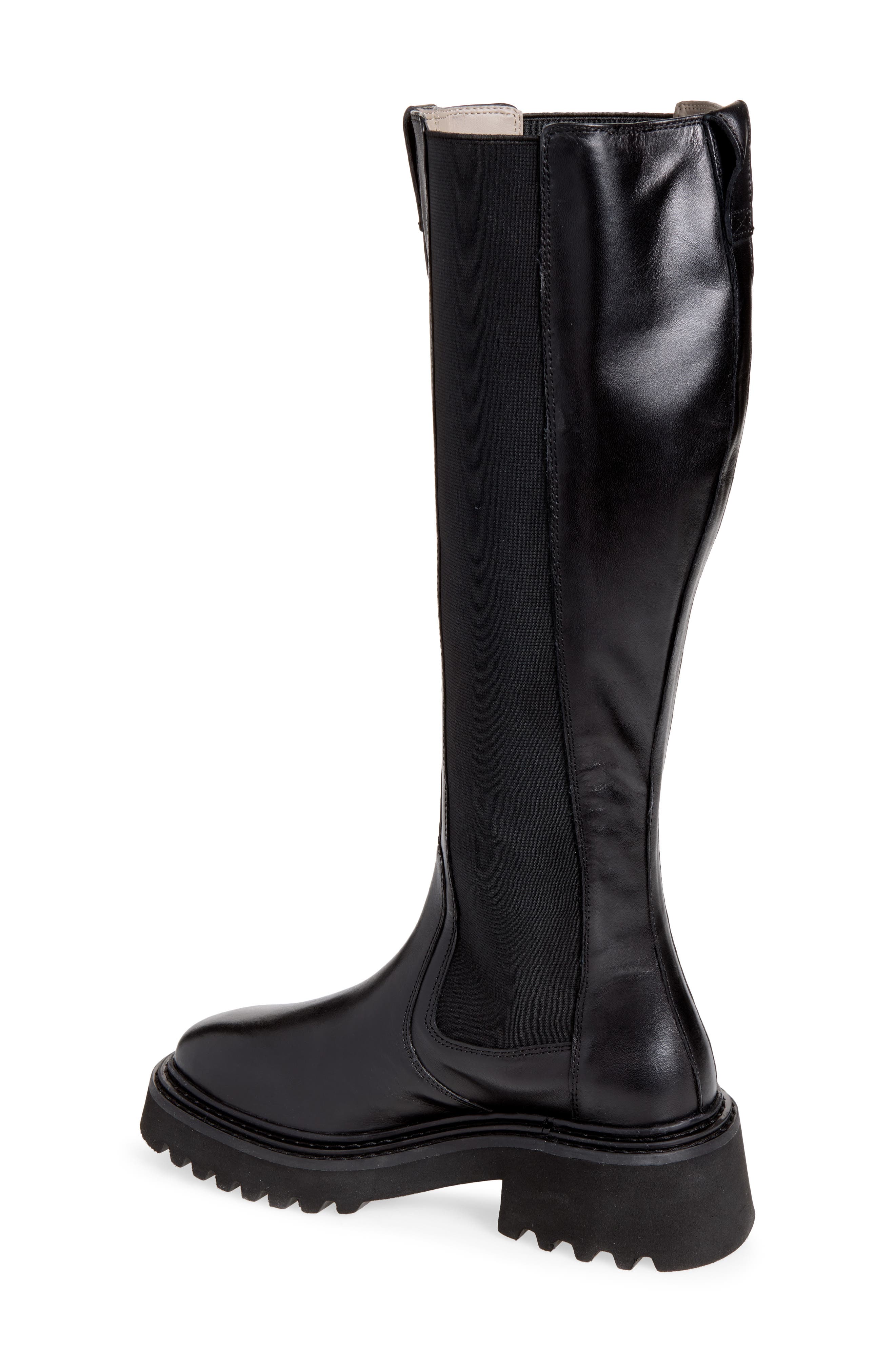 Calliope Knee High Boot, Alternate, color, BLACK