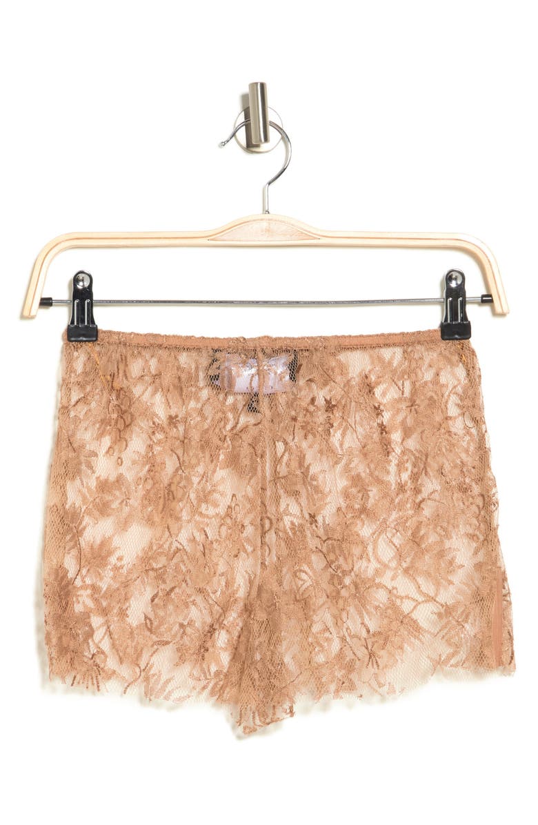 Gucci Flower Lace Shorts, Alternate, color, Ginger