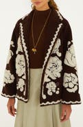 FARM Rio Flowers Brown Coat