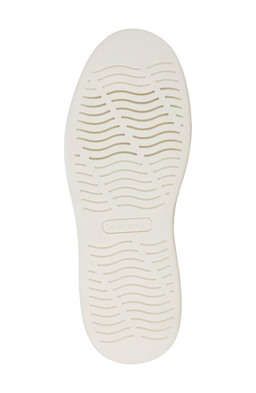 Baretraps Tiara Perforated Wedge Sneaker In Off White Leather