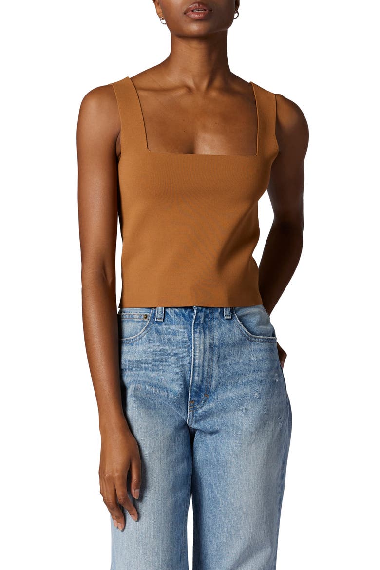 Lyana Tank Top, Main, color, ALMOND