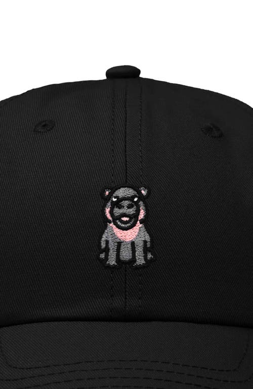 DALIX DALIX HIPPO EMBROIDERED ADJUSTABLE HAT