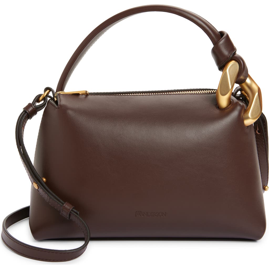 Jw Anderson Small Jwa Corner Leather Top Handle Bag