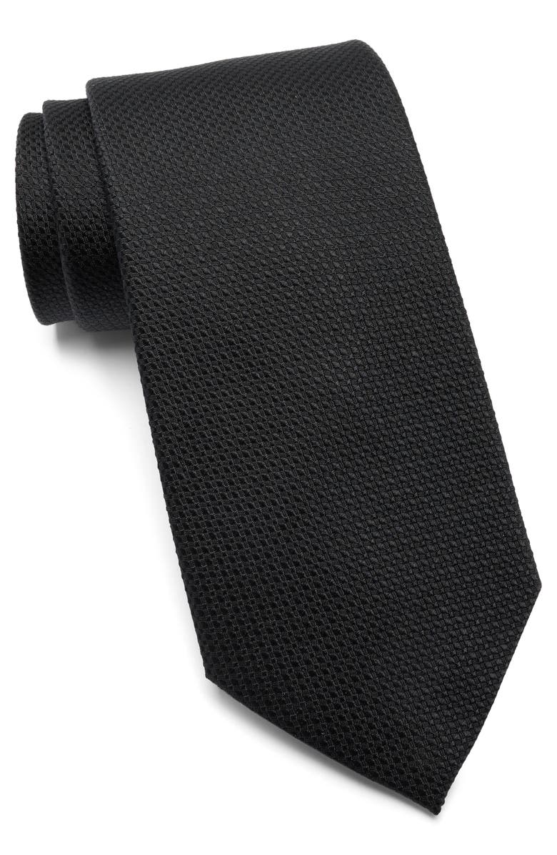 Duchamp Solid Silk Tie, Main, color,