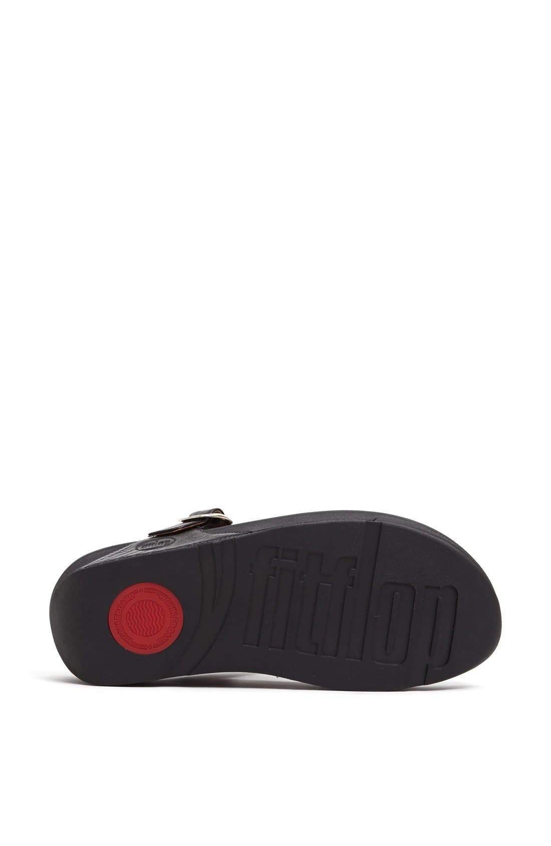 'The Skinny™' Flip Flop, Alternate, color, BLACK