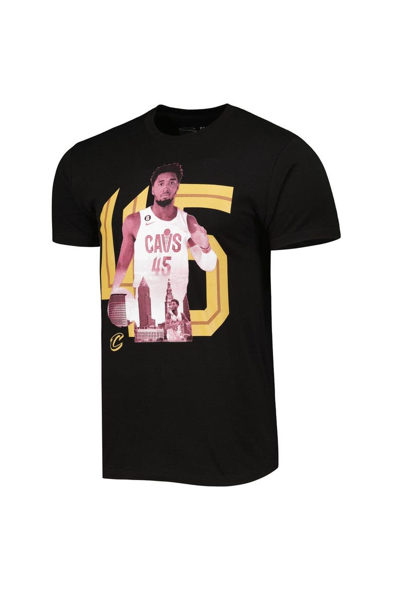 Men's Stadium Essentials Donovan Mitchell Black Cleveland Cavaliers Player Metro T-Shirt, Alternate, color, Black