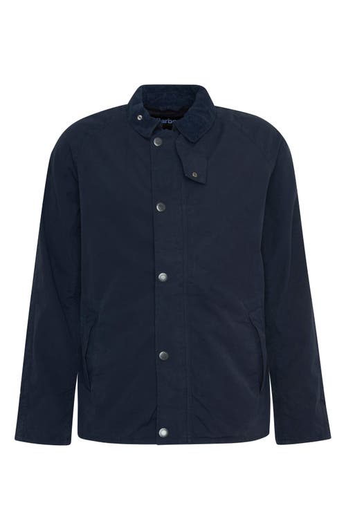 Shop Barbour Tracker Casual Jacket In Navy