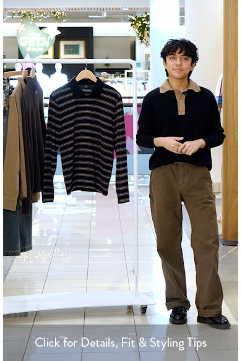 Striped Long Sleeve Jersey Polo video