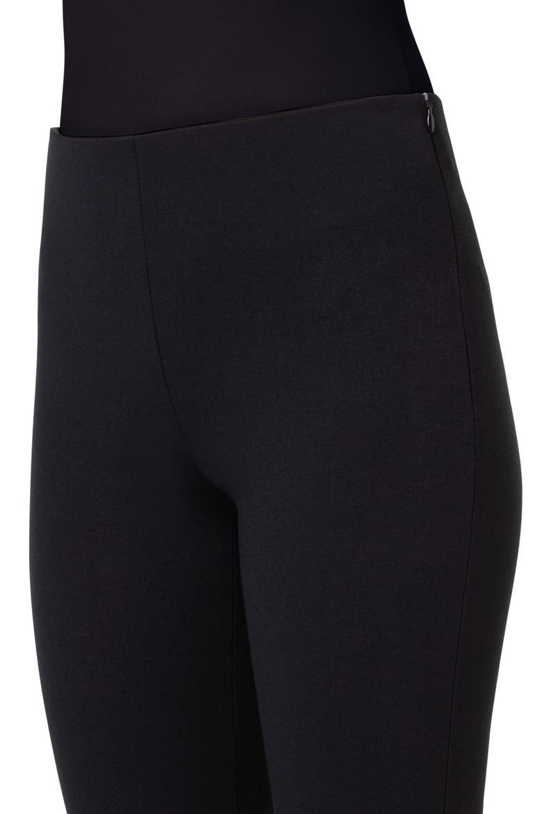 Cindy Bootcut Jersey Pants, Alternate, color, BLACK