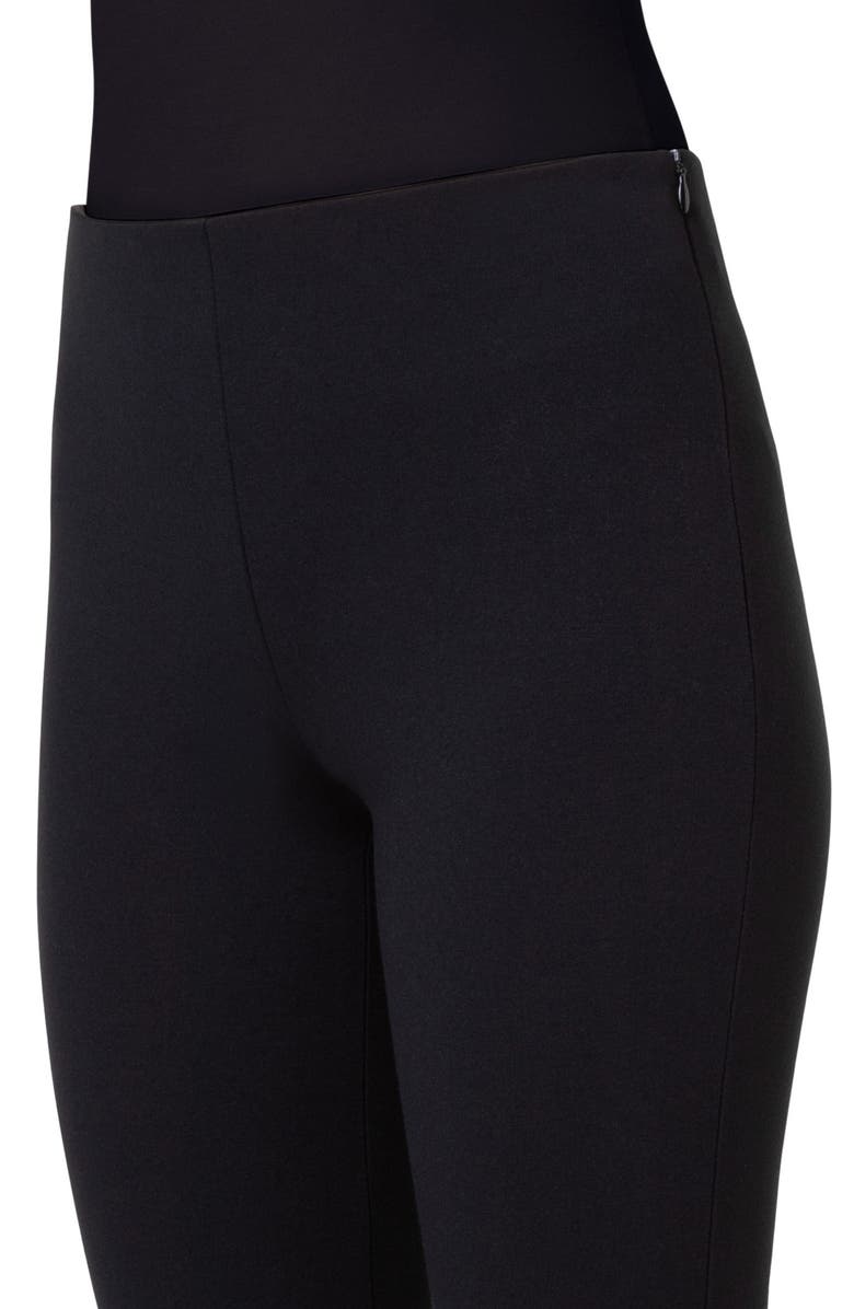 Akris punto Cindy Bootcut Jersey Pants, Alternate, color, Black