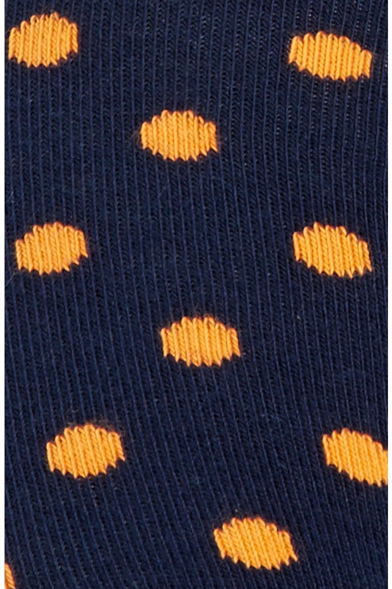Dot Socks, Alternate, color, NAVY