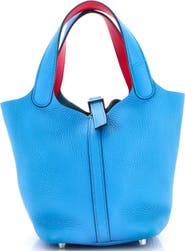 Pre-Owned Hermes Eclat Picotin Lock Bag Clemence PM