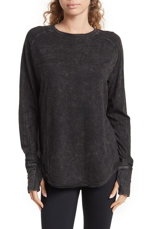 Vintage Wash Relaxed Long Sleeve Tee