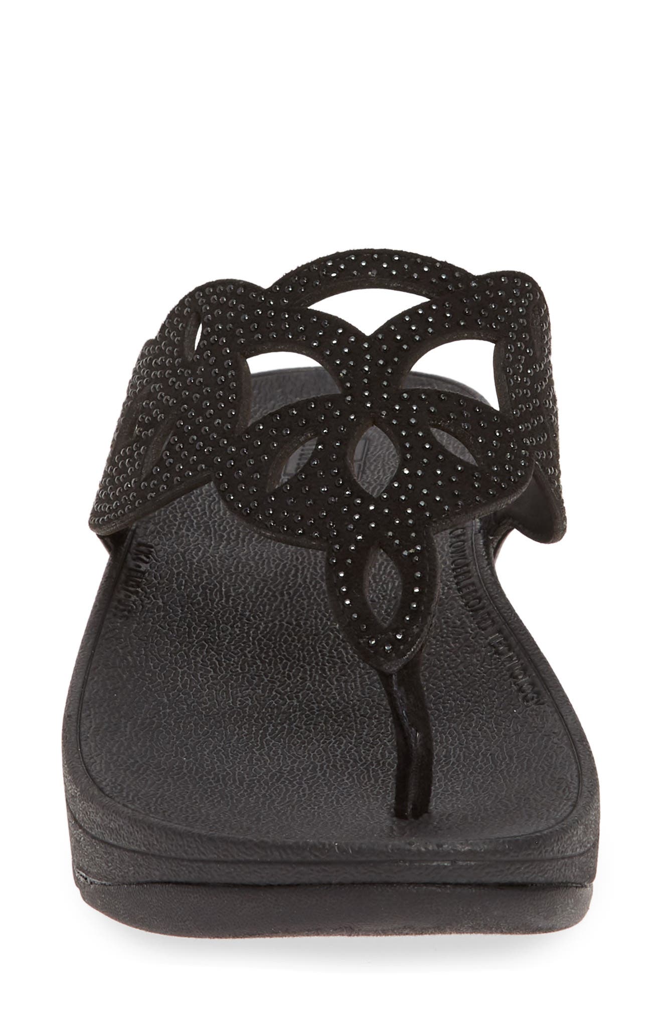 FitFlop Elora Crystal Flip Flop, Alternate, color, 