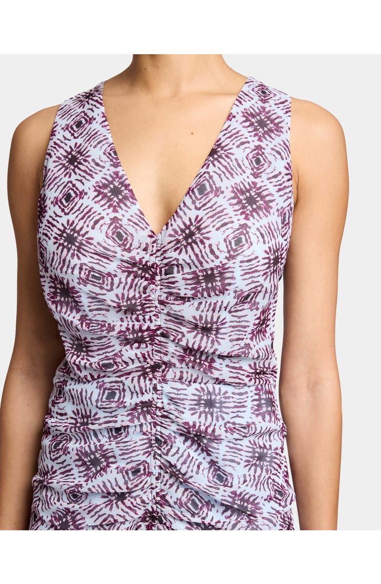 Santorelli Eden Midi Georgette Dress, Alternate, color,