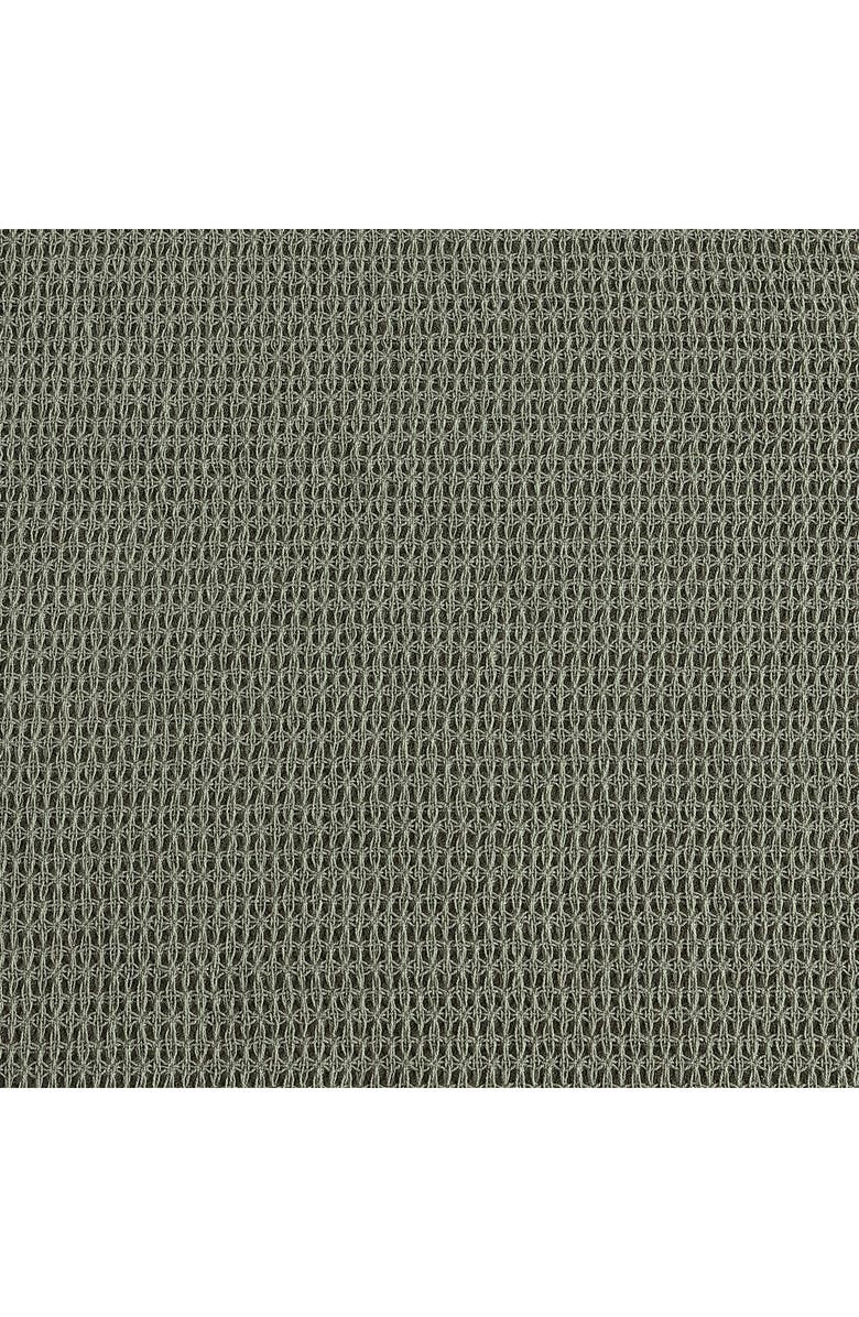 Calvin Klein Home Honeycomb Cotton Blanket, Alternate, color, Medium Green