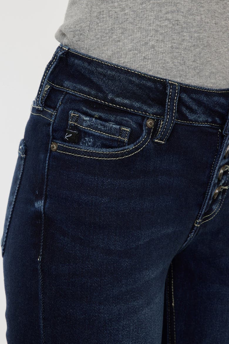Lurice Mid Rise Flare Jeans, Alternate, color, Dark Wash