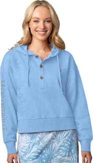 Margaritaville Women's Margaritaville Blue Detroit Lions Island Dream Solid Pullover Hoodie