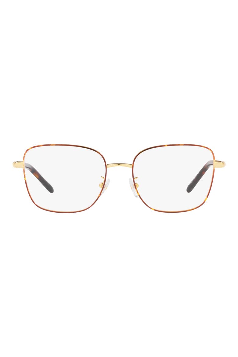 51mm Square Optical Glasses, Main, color, DARK TORTOISE