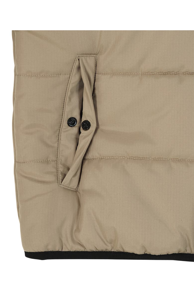 Under Armour Kids' 2Fer Water Resistant Hoodie Vest, Alternate, color, Camel