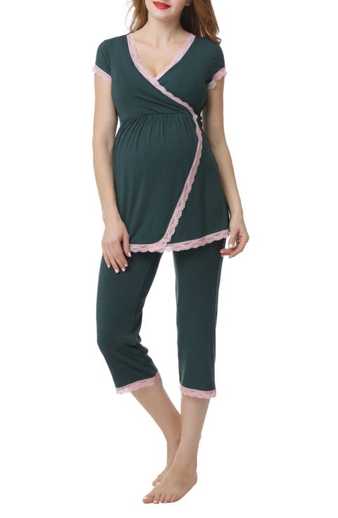 Cindy Maternity/Nursing  Pajamas Set