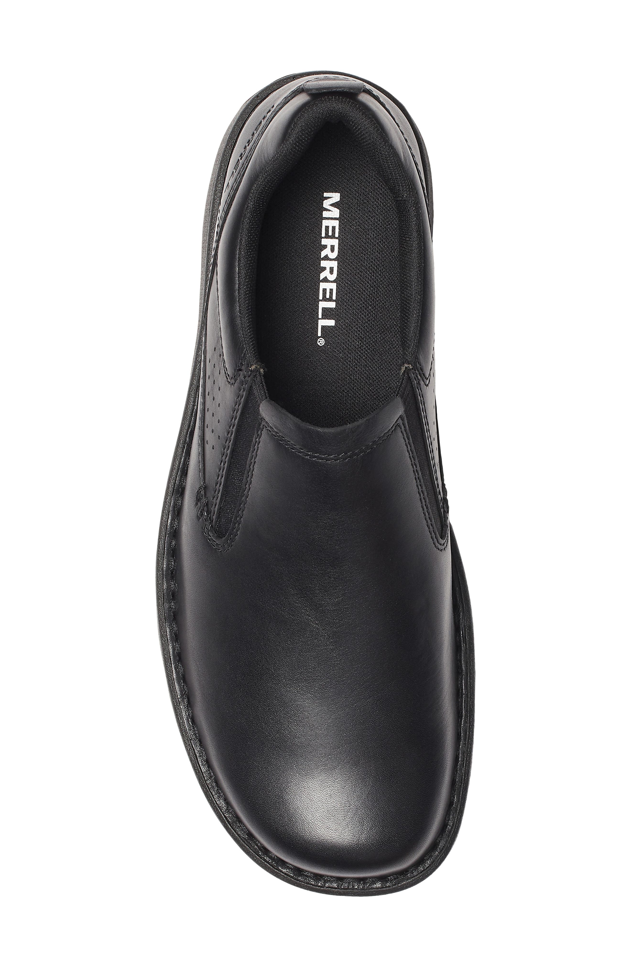 World Legend 2 Leather Moc, Alternate, color, BLACK