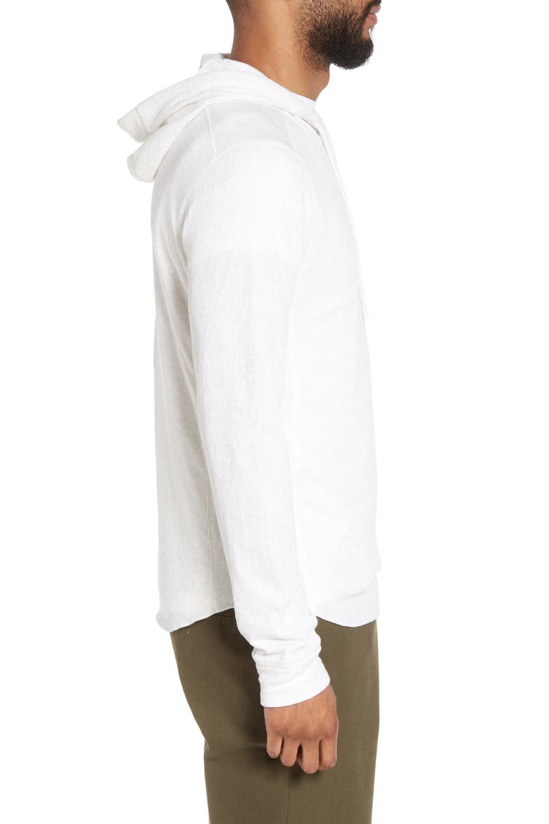 Double Knit Hoodie, Alternate, color, H OPTIC WHITE