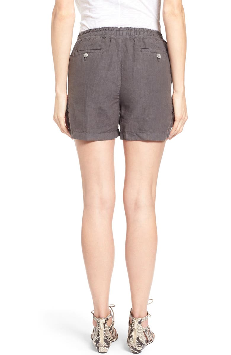 Caslon<sup>®</sup> Linen Drawstring Utility Shorts, Alternate, color,