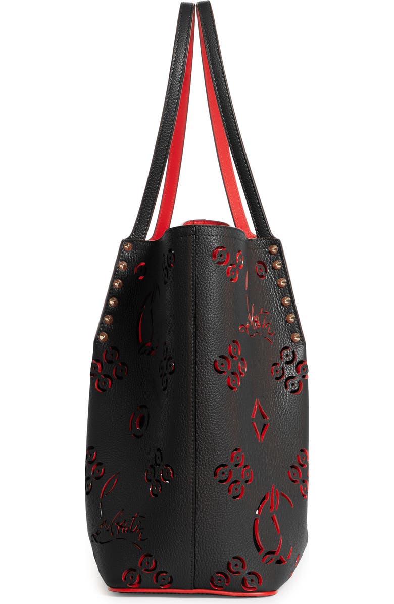 Christian Louboutin Large Cabarock Loubinthesky Perforated Leather Tote, Alternate, color,