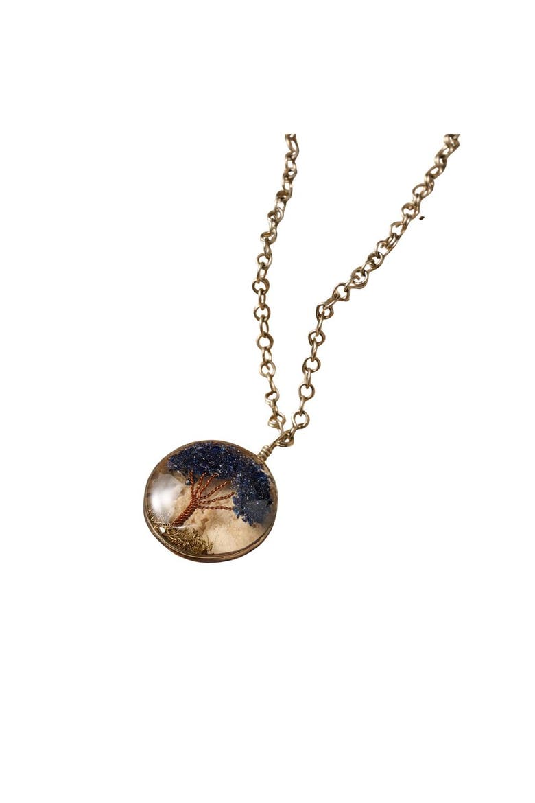 Amani Tree of Life Pendant Necklace, Main, color, Mixed Metal