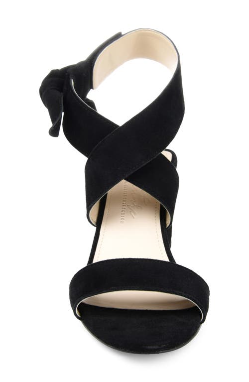 Journee Collection Journee Signature Hether Sandal In Black Suede