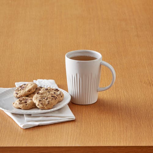 Tag Vista Grey Mug 20oz Dishwasher Safe Perfect For Coffee Tea In White