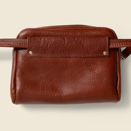 Casupo Leather Fanny Pack In Brown